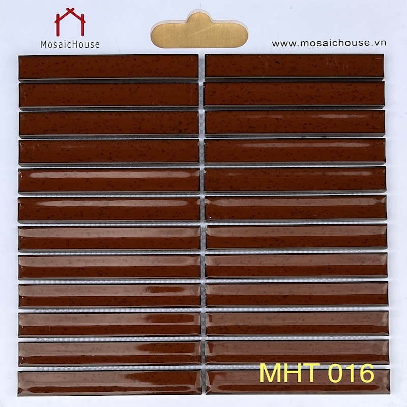 Gạch Mosaic Que Đũa Màu Đỏ MHT 016